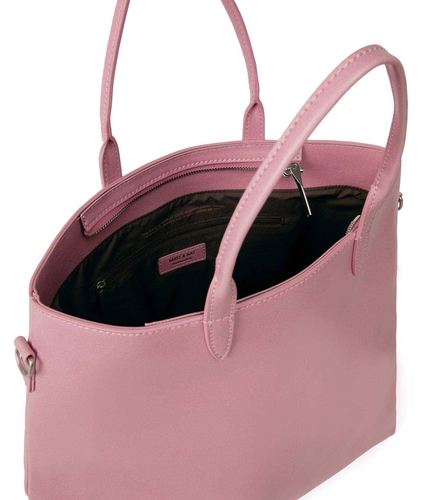 CURB Vegan Tote Bag - Vintage | Color: Pink - variant::smoothie