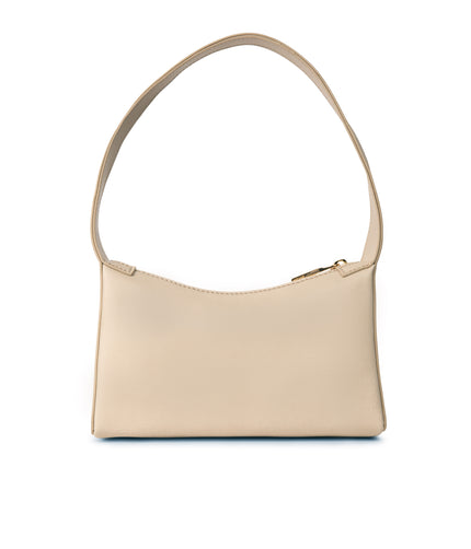 LOTI Vegan Shoulder Bag - Vintage | Color: White - variant::vanilla