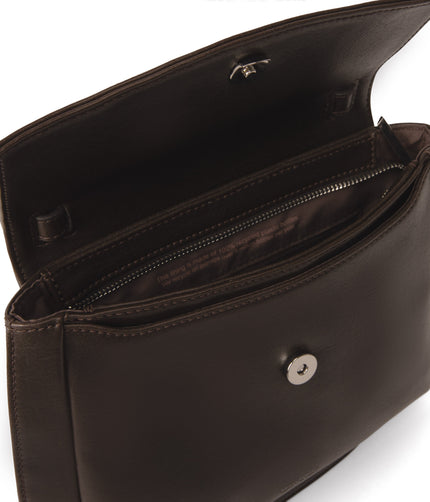 MINNIE Vegan Crossbody Bag - Vintage | Color: Brown - variant::espresso