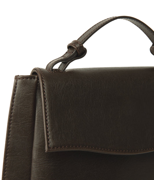MINNIE Vegan Crossbody Bag - Vintage | Color: Brown - variant::espresso