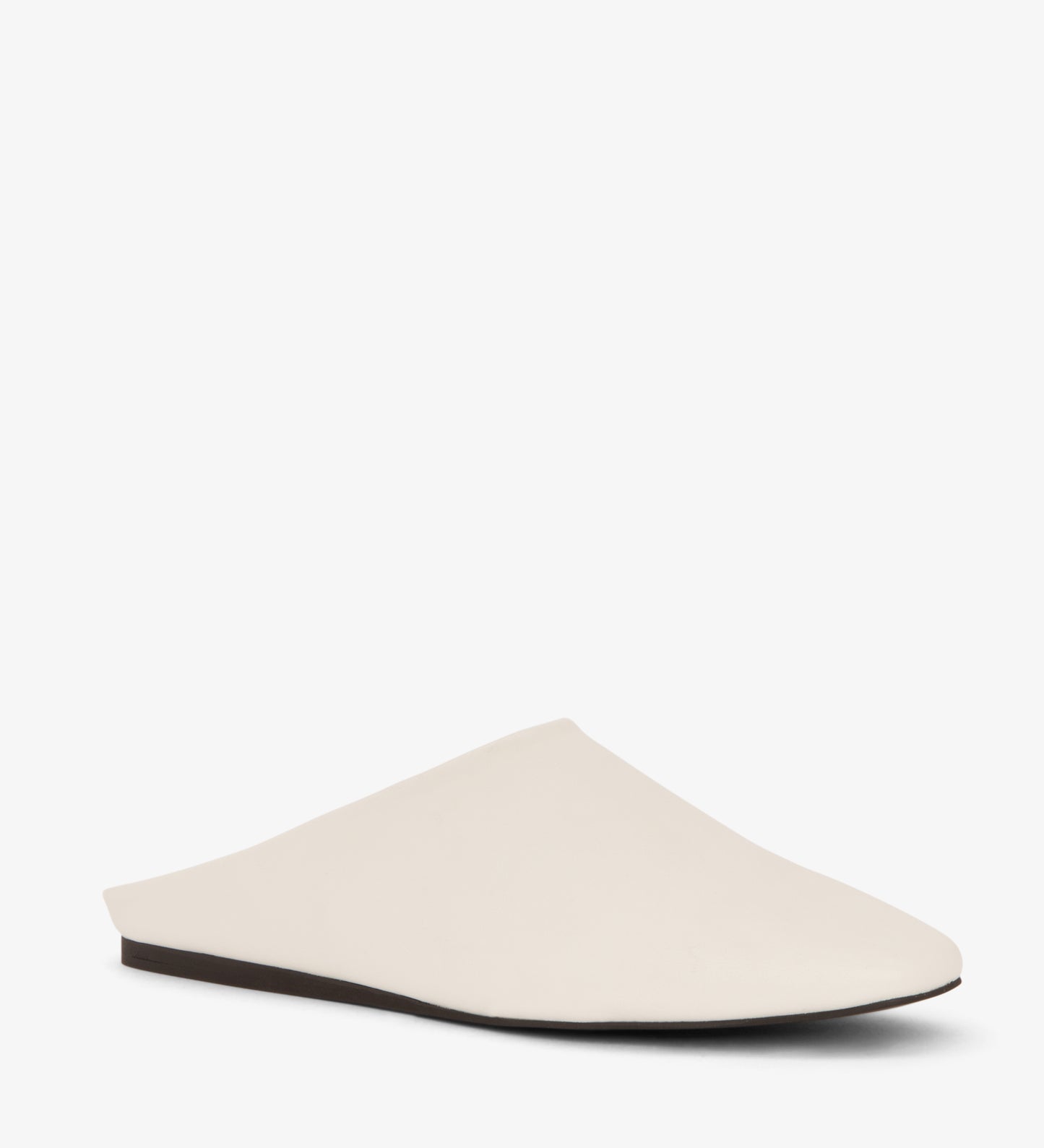 AROLA Vegan Square Toe Mule Shoes | Color: White - variant::white