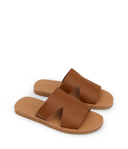 LILY Vegan Sandals | Color: Brown - variant::chili