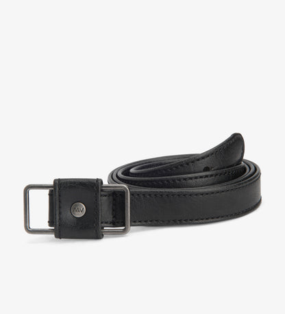 YOKO Women's Vegan Leather Belt | Color: Black - variant::black