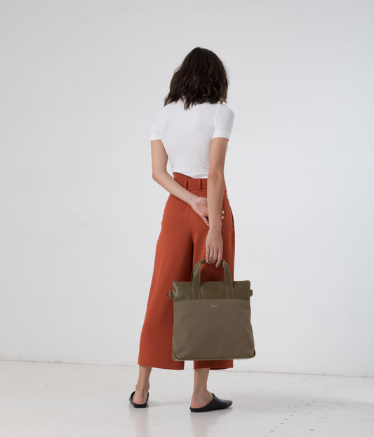 MAPLE Canvas Tote Bag - Canvas | Color: Brown - variant::chili