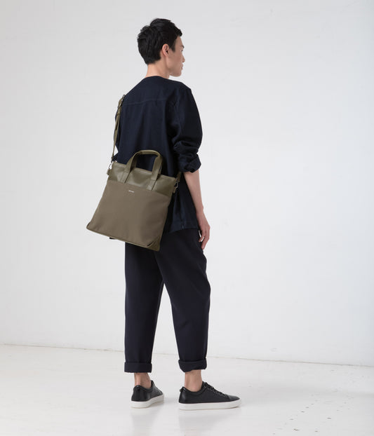 MAPLE Canvas Tote Bag - Canvas | Color: Green - variant::olive