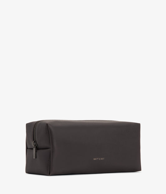 BLAIR Vegan Toiletry Case - Vintage | Color: Charcoal - variant::Charcoal