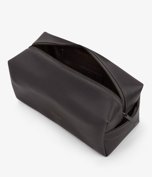 BLAIR Vegan Toiletry Case - Vintage | Color: Charcoal - variant::Charcoal