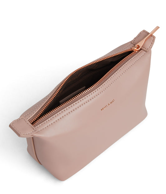 ABBI MINI Vegan Cosmetic Bag - loom | Color: Pink - variant::chalet