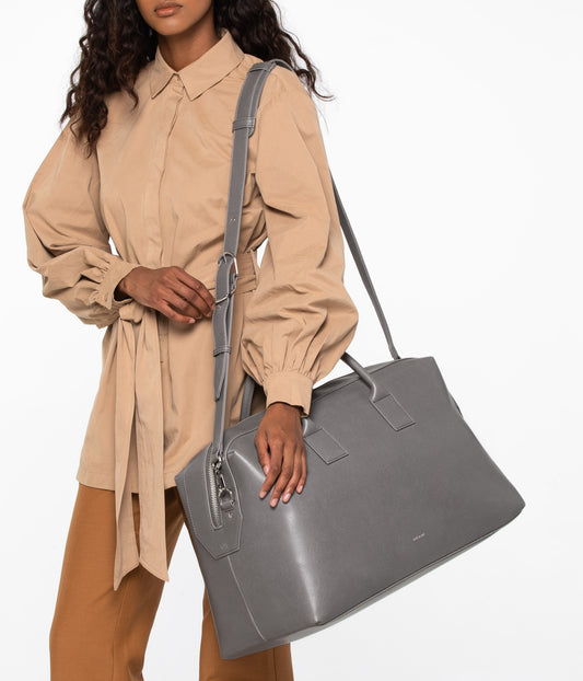 ANDRO Vegan Weekender Bag - Vintage | Color: Grey - variant::shadow