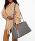 ANDRO Vegan Weekender Bag - Vintage | Color: Grey - variant::shadow