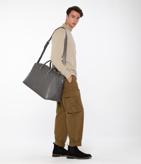 ANDRO Vegan Weekender Bag - Vintage | Color: Grey - variant::shadow