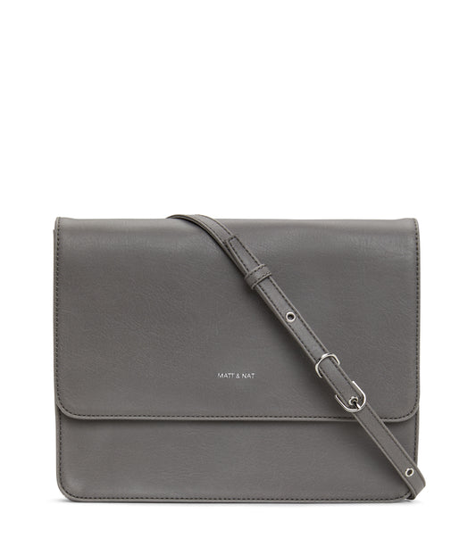 LYSA Vegan Crossbody Bag - Vintage | Color: Grey - variant::shadow