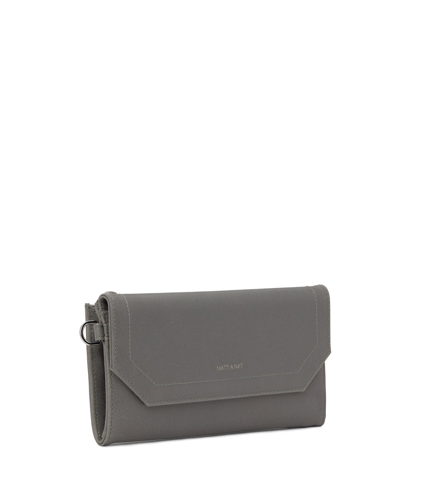 MION Vegan Wristlet Wallet - Vintage | Color: Grey - variant::shadow