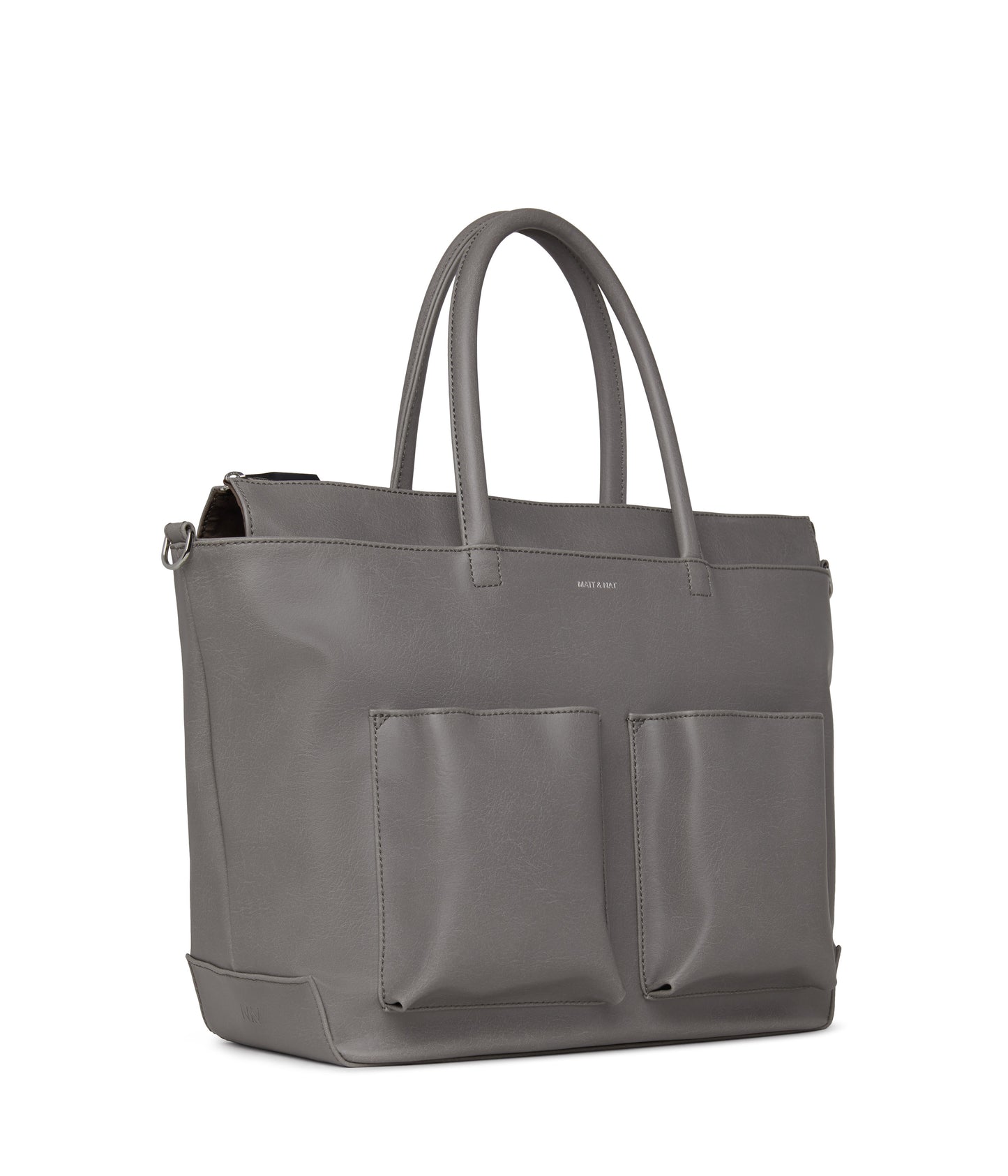 RAYLANMED Vegan Diaper Bag - Vintage | Color: Grey - variant::shadow