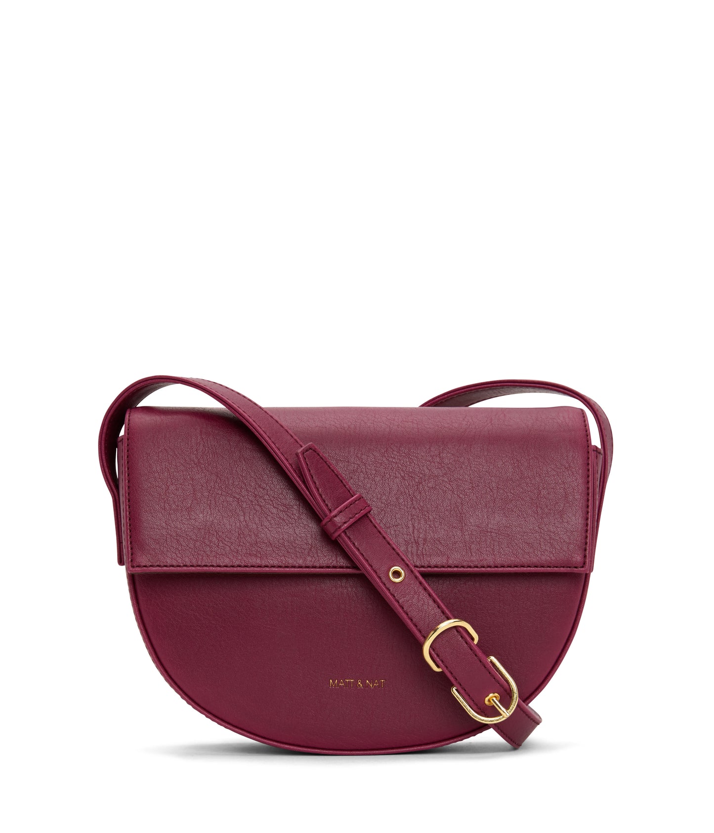 RITH Vegan Saddle Bag - Vintage | Color: Purple - variant::garnet