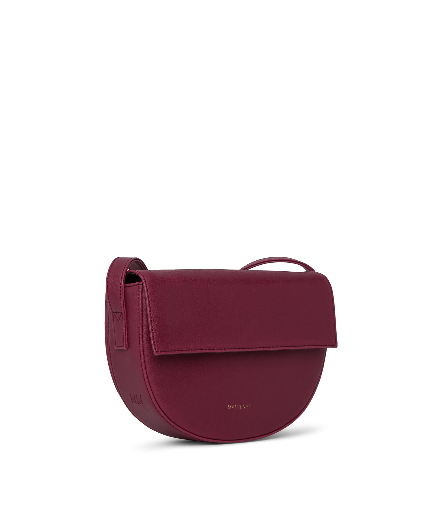 RITH Vegan Saddle Bag - Vintage | Color: Purple - variant::garnet