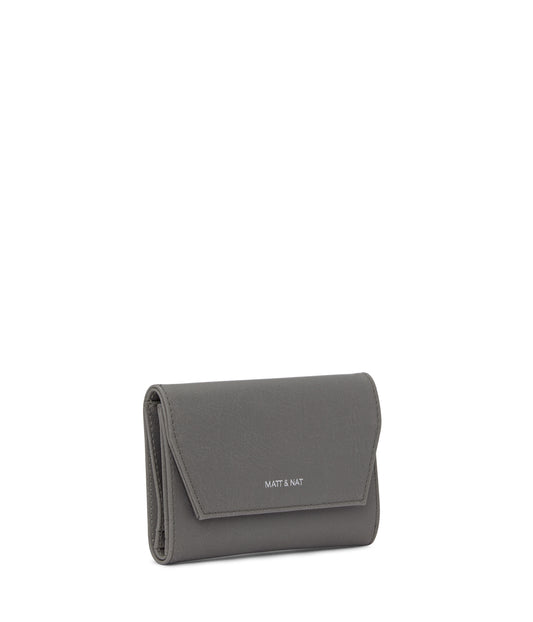 VERASM Small Vegan Wallet - Vintage | Color: Grey - variant::shadow