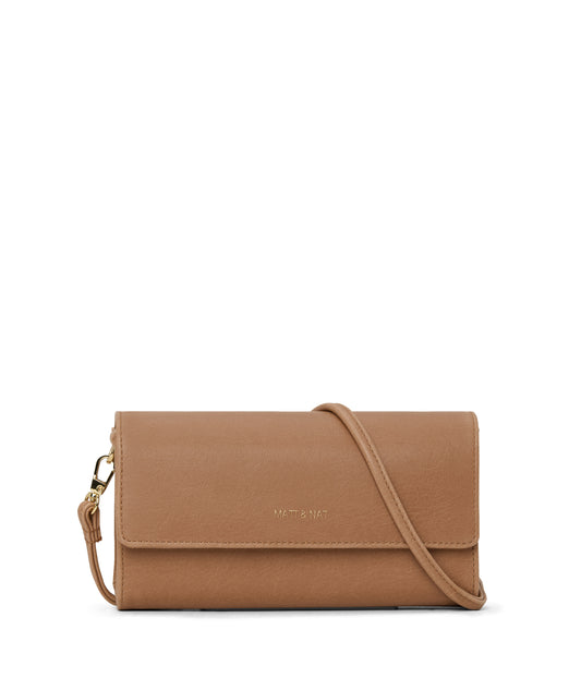 DREWMED Vegan Crossbody Bag - Vintage | Color: Tan - variant::soy