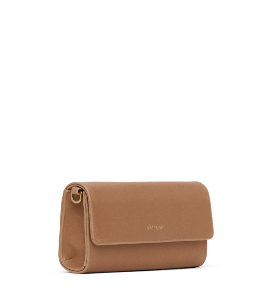 DREWMED Vegan Crossbody Bag - Vintage | Color: Tan - variant::soy