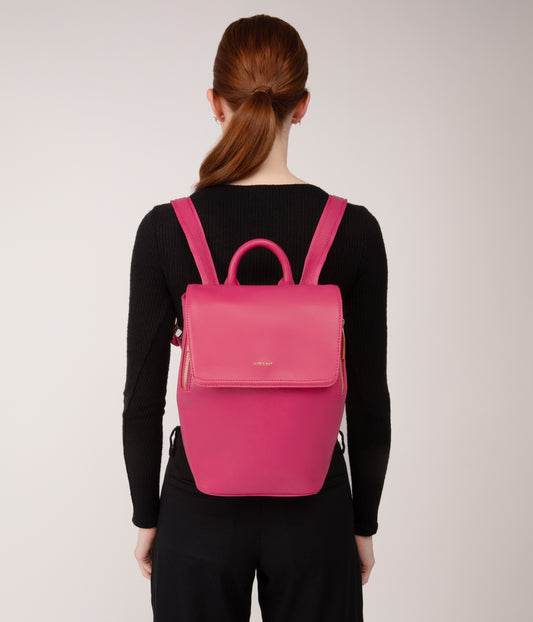 FABI MINI Vegan Backpack - Arbor | Color: Red - variant::beetroot