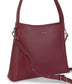 JADA Vegan Shoulder Bag - Arbor | Color: Red - variant::beetroot