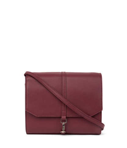 LAUREN Vegan Crossbody Bag - Arbor | Color: Red - variant::beetroot