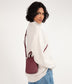 LEAP Vegan Crossbody Bag - Arbor | Color: Red - variant::beetroot