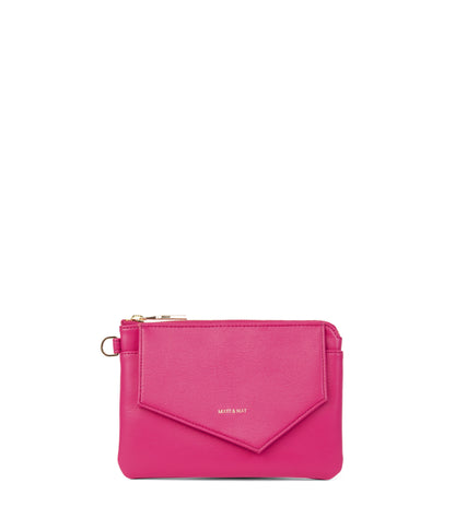 NIA Vegan Zippered Wallet - Arbor | Color: Pink - variant::dragonfruit