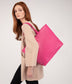 SCHLEPP Vegan Tote Bag - Arbor | Color: Pink - variant::dragonfruit