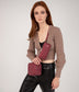 SWAE Vegan Crossbody Bag - Arbor | Color: Red - variant::beetroot