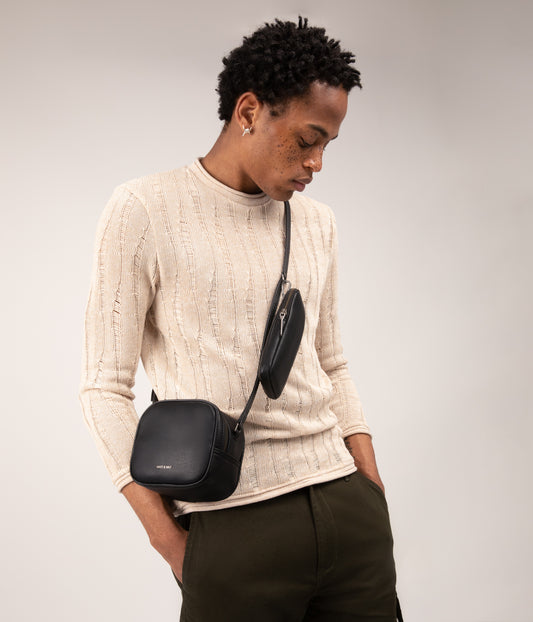 SWAE Vegan Crossbody Bag - Arbor | Color: Grey - variant::mushroom