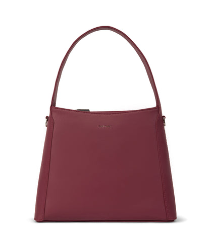 JADA Vegan Shoulder Bag - Arbor | Color: Red - variant::beetroot