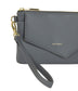 NIA Vegan Zippered Wallet - Arbor | Color: Grey - variant::mushroom