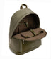 BALILG Large Vegan Backpack - Canvas | Color: Green - variant::olive