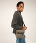 EGON Vegan Messenger Bag - Canvas | Color: Green - variant::olive