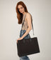 JOI Canvas Tote Bag - Canvas | Color: Black - variant::black