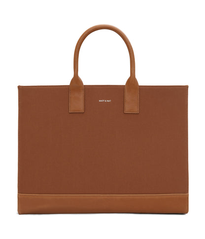 JOI Canvas Tote Bag - Canvas | Color: Brown - variant::chili