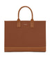 JOI Canvas Tote Bag - Canvas | Color: Brown - variant::chili