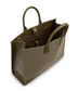 JOI Canvas Tote Bag - Canvas | Color: Green - variant::olive