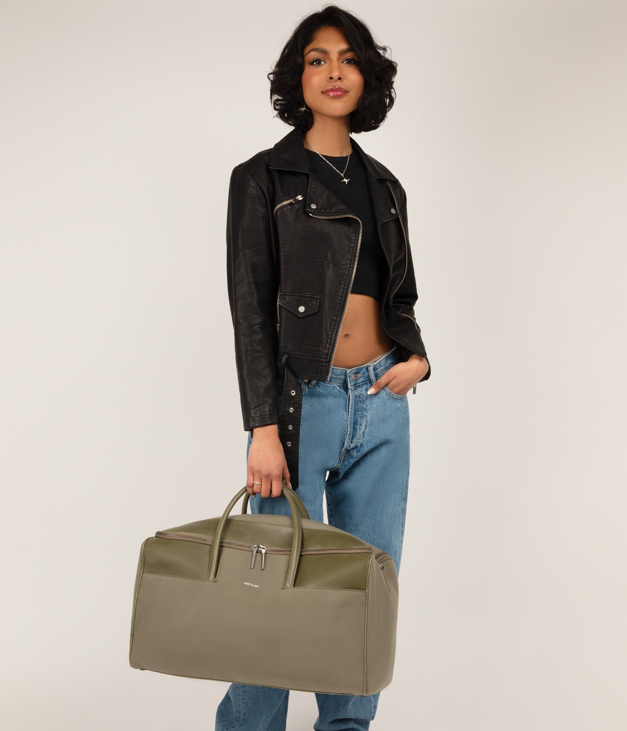 ZAM Vegan Weekender Bag - Canvas | Matt & Nat Canada