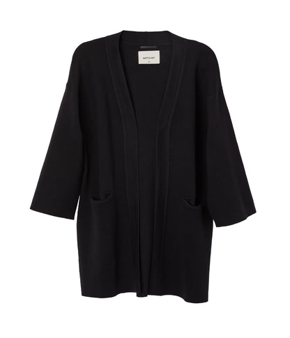 ELSA Women’s Open Front Cardigan | Color: Black - variant::black