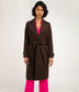 EVIE Women's Vegan Wool Coat | Color: Brown - variant::espresso