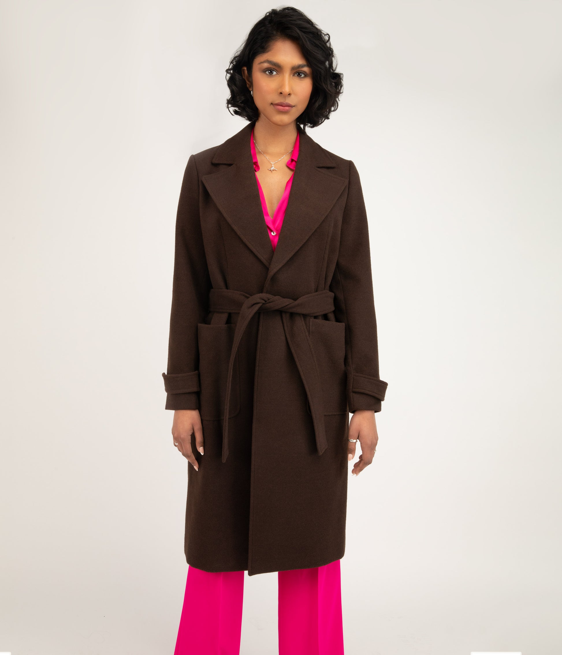 EVIE Women's Vegan Wool Coat