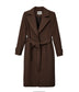 EVIE Women's Vegan Wool Coat | Color: Brown - variant::espresso