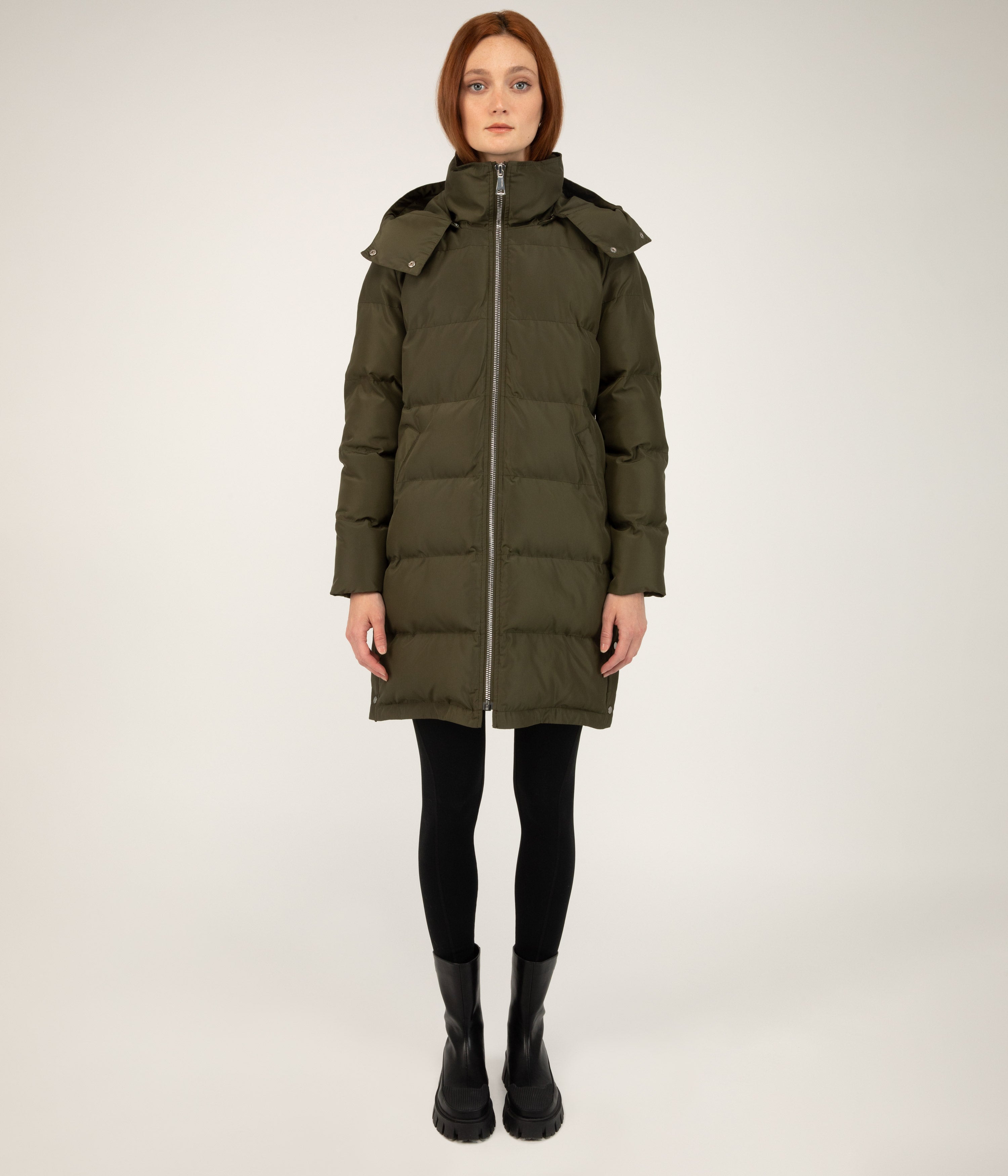 【関税&送料込】Moorer Mud Nylon Blend Giada Down Jacket GIADA Puffer Jacket | Matt & Nat Canada