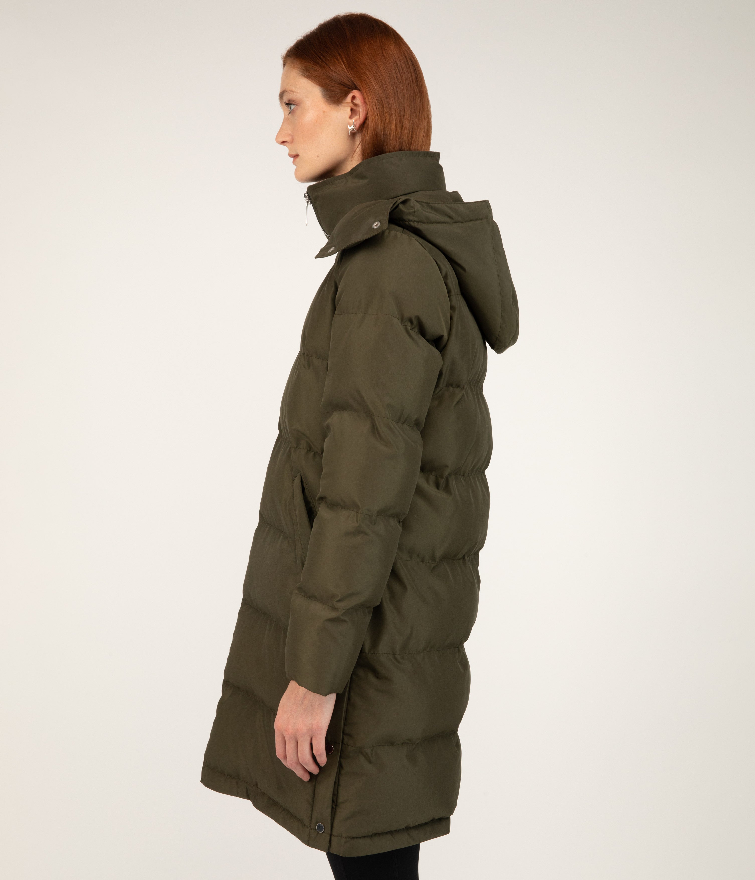 【関税&送料込】Moorer Mud Nylon Blend Giada Down Jacket GIADA Puffer Jacket | Matt & Nat Canada