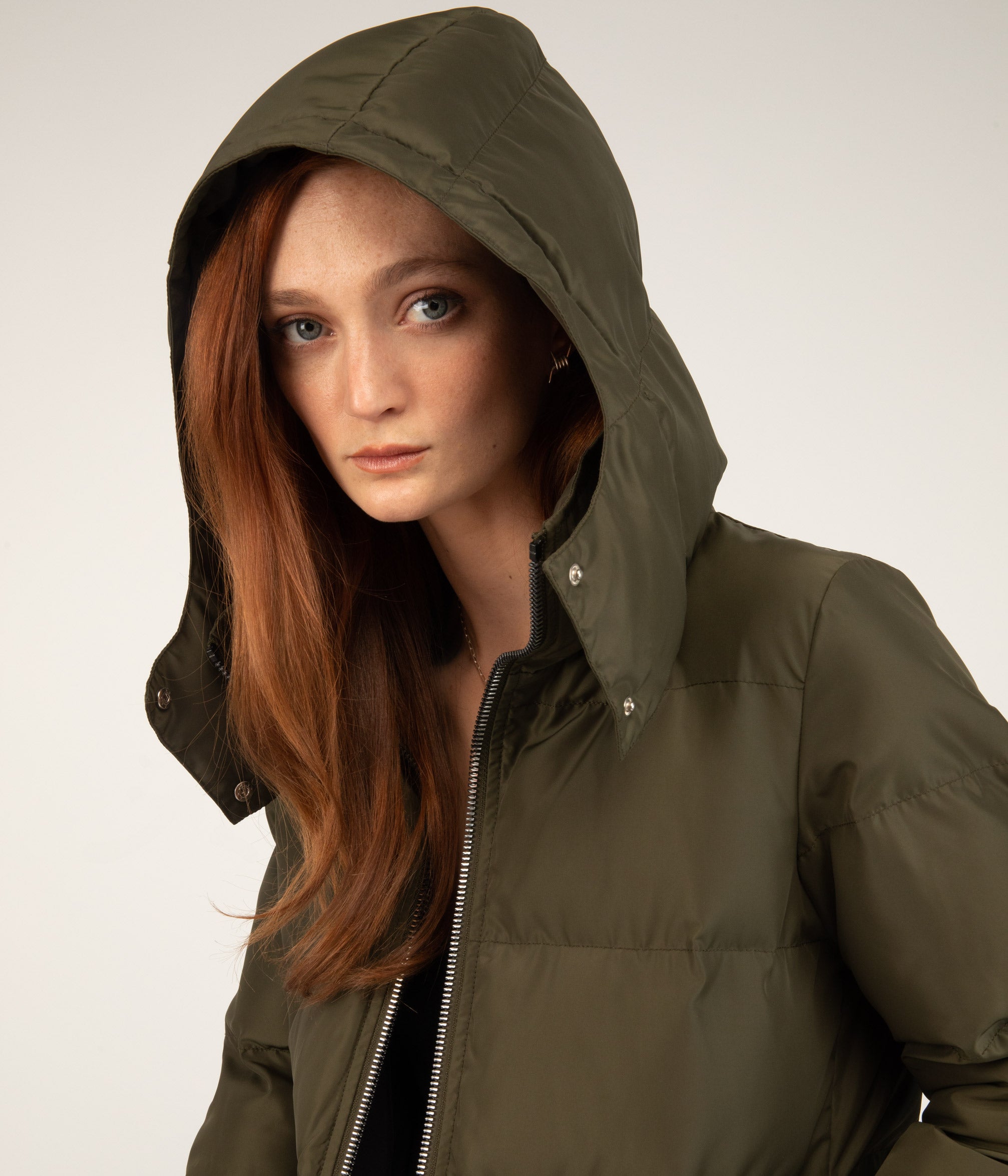 【関税&送料込】Moorer Mud Nylon Blend Giada Down Jacket GIADA Puffer Jacket | Matt & Nat Canada