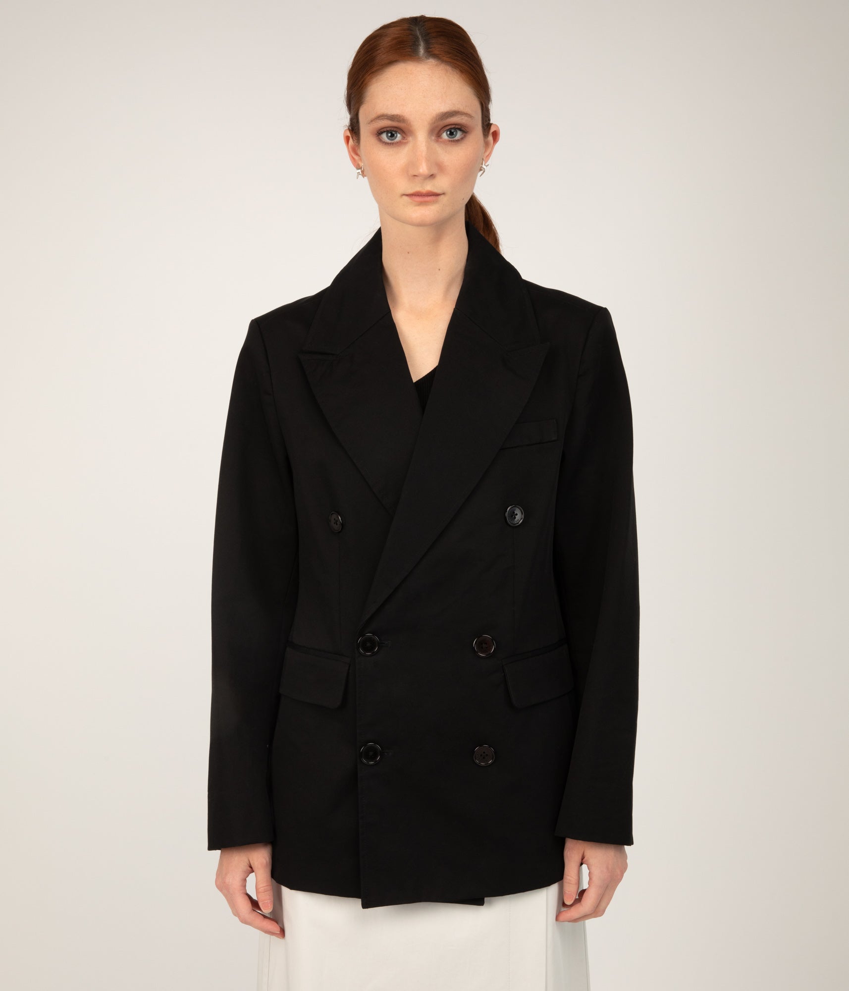 JANE Women's Vegan Blazer | Color: Black - variant::black