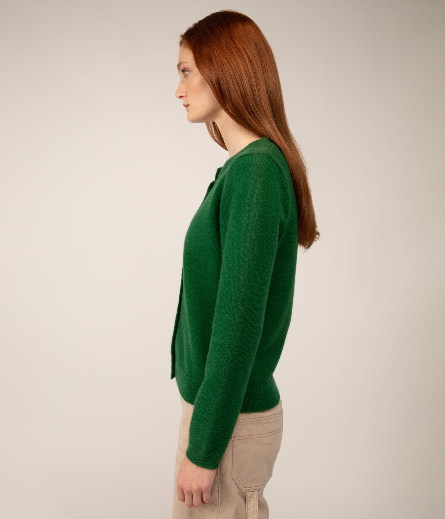 JIL Button-Front Cardigan | Color: Green - variant::green