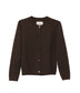 JIL Button-Front Cardigan | Color: Brown - variant::espresso